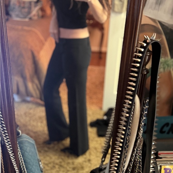 Frankie B super low slacks, light black and color. Size 27 - Picture 9 of 14